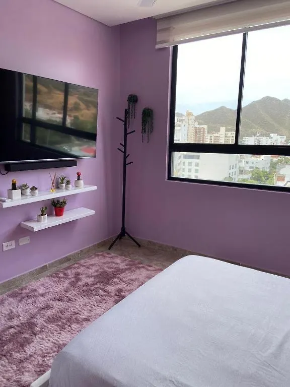 Para Parejas Elite - Playa Rodadero Nuevo Apto De Lujo Smart Gaira Colombia
