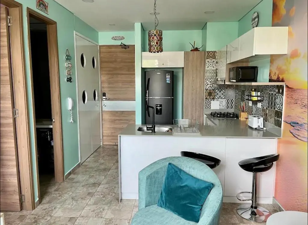 Apartment Para Parejas Elite - Playa Rodadero Nuevo Apto De Lujo Smart Gaira