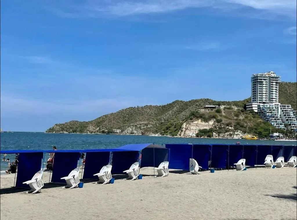 Para Parejas Elite - Playa Rodadero Nuevo Apto De Lujo Smart Gaira